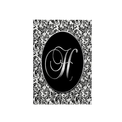 3D Rose TWL_38757_1 Letter H Towel, 15" x 22"