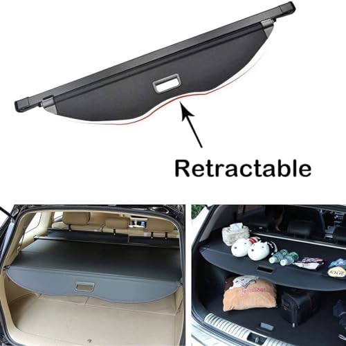 Coche cubierta de carga retráctil Benz GL450 GL550, accesorio de maletero impermeable 6