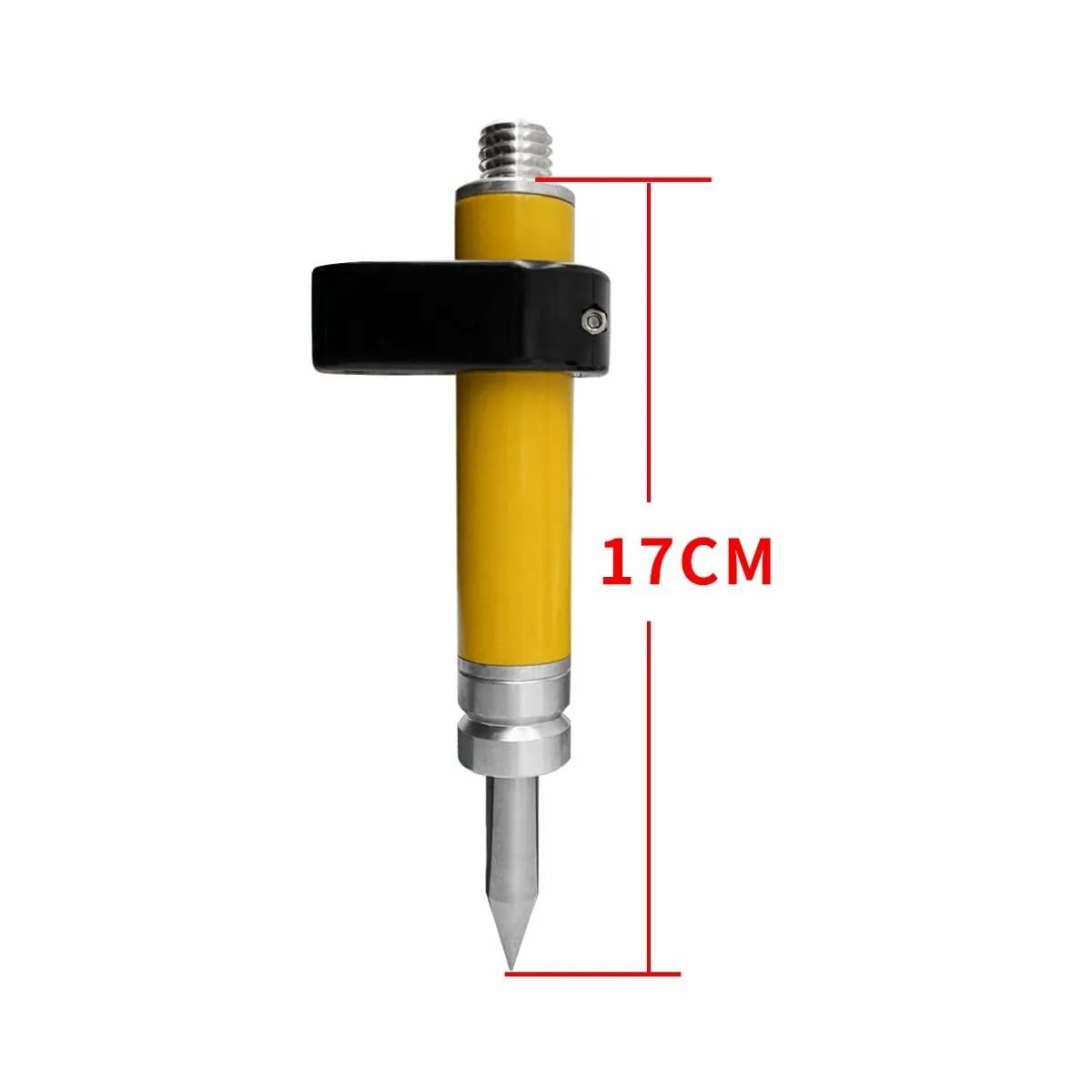 Mini Prism Pole with Bubble 5/8x11 Thread for Total Station GPS RTK Surveying