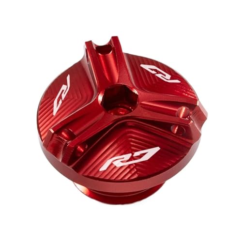 Bouchon de réservoir de moto YZF R7 étanche aluminium CNC pour frein avant arrière