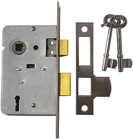 Legge 2378 76mm 2 Lever Mortice Sashlock Nickel Plated