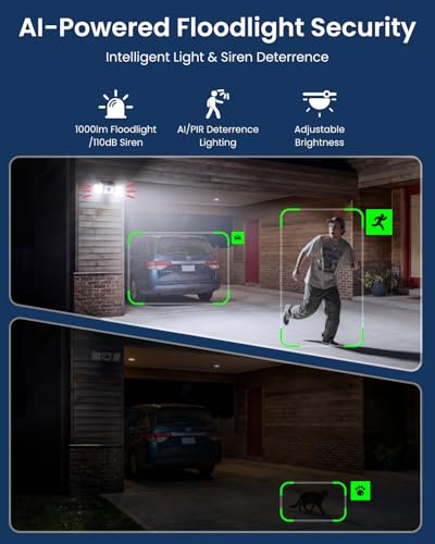 Image of REOLINK Solar Floodlight Security Cameras Wireless Outdoor, Up to 1000lm