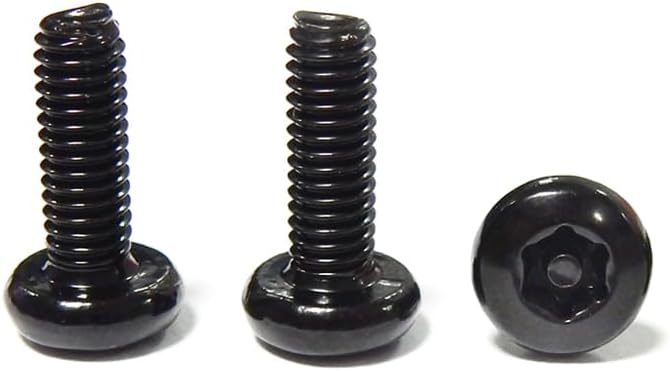 108pcs M2 screw bolt round head with column point screws anti-theft bolts high hardness carbon steel galvanized - (Size: M2x10mm)