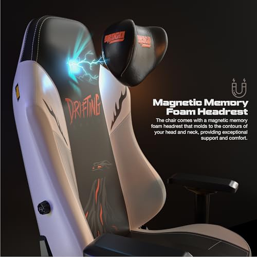 DROGO Drift Ergonomic Gaming Chair with Premium Leatherette, 4D Armrest, Recline | Multifunctional Computer Home Office Chair with Magnetic Memory... - Image 6