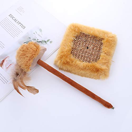 Balacoo – Penas para arranhadores de gatos, brinquedos de primavera, mouse com mola e suporte para g