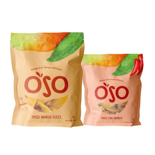 Oso Snacks Dried Mango & Chili Bundle (23oz / 7oz)