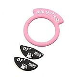  Ruilogod Universal Flexible Rosa PVC 97# Ölwagen Kraftstofftankzeichen Logo Cue Prompt Card