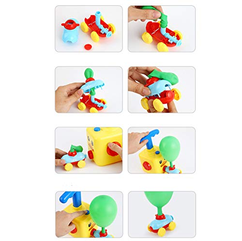image for Trigle Power Balloon Racer Car Toy, Balloon Powered Launch Car,Balloon
