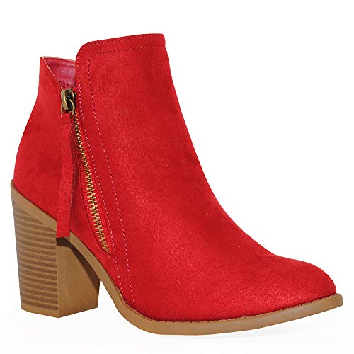 Image of TRENDSUP Women's Fashion Side Zipper Booties