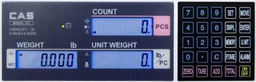 Cas Ec-60 Ec Series High Accuracy Counting Scale, 60Lb Capacity, 0.002Lb Readability #TOP1