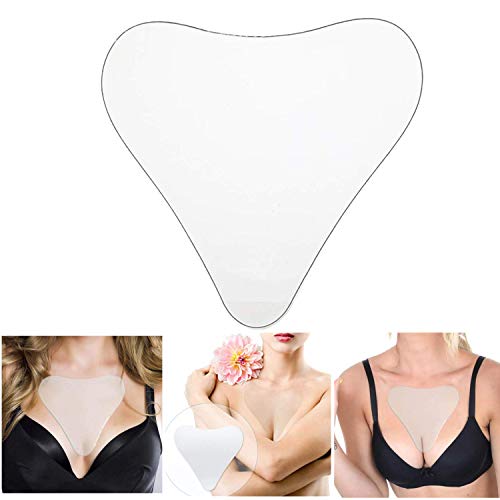 Lot de 2 coussinets de décolleté réutilisables en silicone de qualité supérieure pour éliminer et prévenir les rides de la poitrine Cover
