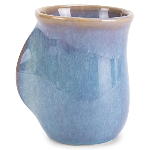 Elanzedesignsreactiveglaze14ounceceramichandwarmermugssetof2blueoceansunrise  Urban Country Home Decor Elanze designs reactive glaze 14 ounce ceramic handwarmer mugs set of 2 blue ocean sunrise  urban country home decor
