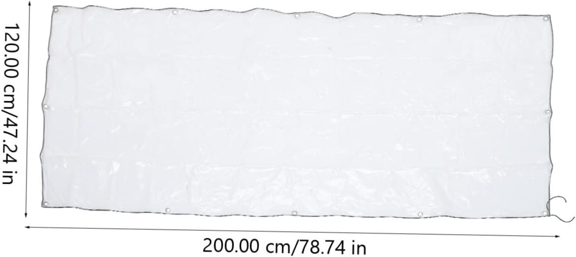 Homoyoyo PVC Protective Tarp Thicken Cover for Pool Heavy Duty Tarps for Outdoor Pool Ground Tarpaulin