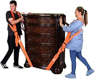Moving Straps（8cm of Width）, MAXBROTHERS Harness 2-Person Shoulder Lifting and Moving System for Furniture, Appliances, Mattresses or Heavy Objects up to 800 Pounds