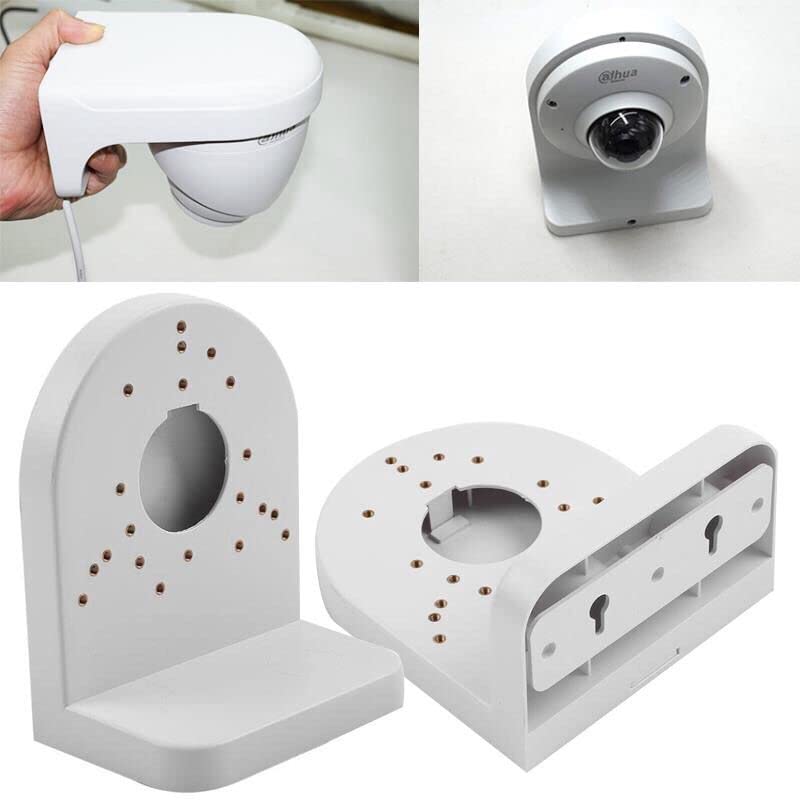 SOLIX IP Camera Wall Mount Bracket Big Size - L Shape 145x170 MM, Base 6" Wall Mount Bracket Stand for CCTV Dome Camera, IP Security Camera (White Color) (Large)-image-2