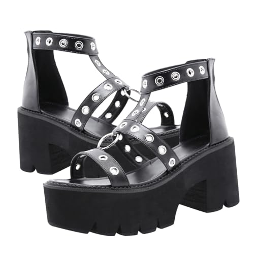 Sandales à talons hauts anti glisse résolvant le manque de confort en soirée noir 38