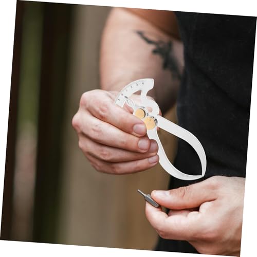 Calibrador Luxshiny para diámetro exterior, calibre de espesores en acero inoxidable, métrico, ideal para carpintería y medición precisa miniatura 4
