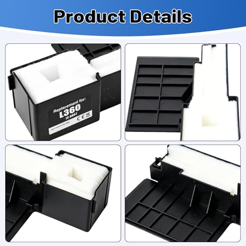 2Pcs Printer Waste Ink Tank Pad Sponge Box Compatible with ET-2650 XP325 by Zorqon - Image 6