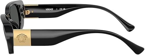 Miniatura 3 de Versace KIDS VK 4003U GB187 - Gafas de sol rectangulares de plástico negro