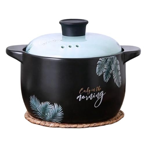 Casseruola Pentola in ceramica, piano cottura Pentole in ceramica Pentola for zuppa Pentola for stufato Casseruola Pentola di argilla Pentola di terracotta Pentola for stufato Per Brasare, Stufare