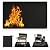 65" x 48" Under Grill Mats for Outdoor Grill, Fireproof Grill Protector Pad, Waterproof, Oil-Proof, Indoor Fireplace/Fire Pit Mat, Reusable Indoor Fireplace Pad,Easy to Clean (Black, 48 * 65 inch)
