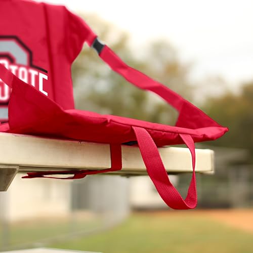 Image of Logo Brands Officially Licensed NCAA Unisex Stadium Seat, One Size, Team Color