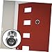Housoutil 1set Door Peephole Viewer Drill Privacy Tool for Home Office and Hotel Use Security for Entry Doors