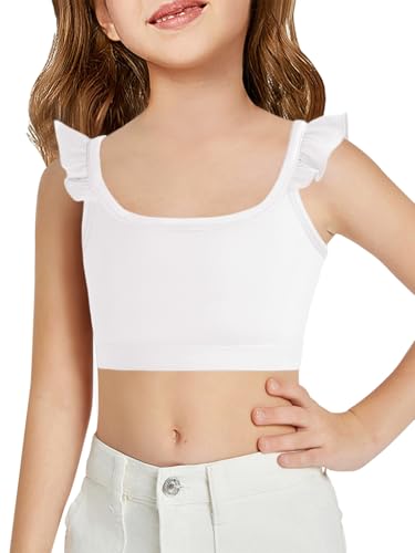 Soutien-gorge d'entraînement filles Haloumoning brassière sport confortable coton