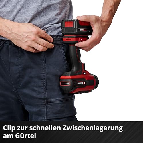 Einhell Professional Akku-Schlagschrauber IMPAXXO 18/450 (1x4,0Ah) Power X-Change (18 V, 450 Nm, Brushless, Außenvierkant-Aufnahme, inkl. 4 Ah Akku, Ladegerät, Nuss-Set)