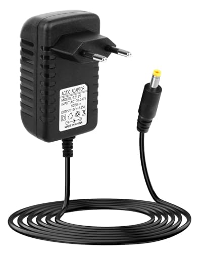 15W Ladekabel Netzteil Kompatibel mit Echo Dot 3rd 4th 5th, 12V 1.25A Ladegerät Netzadapter Ladekabel Netzteil 2M Kompatibel mit Gen Echo Show 5 1st 2nd Gen Echo Spot Echo Pop Fire TV Cube
