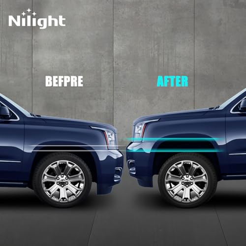 Image of Nilight 2.5inch Rear Leveling Kit for 2009-2023 Ram 1500 /2000-2020 Tahoe Suburban Yukon 1500 /2002-2013 Avalanche 1500 2WD 4WD 2007 2008 2009 2010 2011 2012 2013 Rear Raise Suspension Strut Spacers