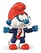 SCHLEICH- Smurfs Puffi Calciatori, Allenatore, 20804