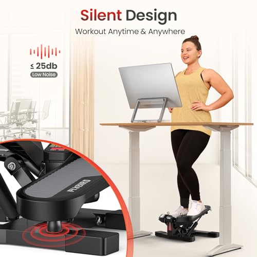 Image of FLYBIRD Home Gym Stair Stepper - Compact Cardio & Lower‑Body Workout Machine, Supports Up to 350 LBS, Targets Legs, Hips & Glutes, Ideal Fitness Gear for Both Men and Women