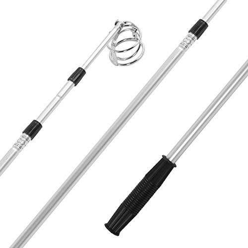 Raccoglitore per Palline da Golf telescopico Portatile a 3 sezioni in Lega di Alluminio Forniture per Stadio da Golf Sportinggoods Golf Sportinggoods Golf Peschino Golf Telescopico