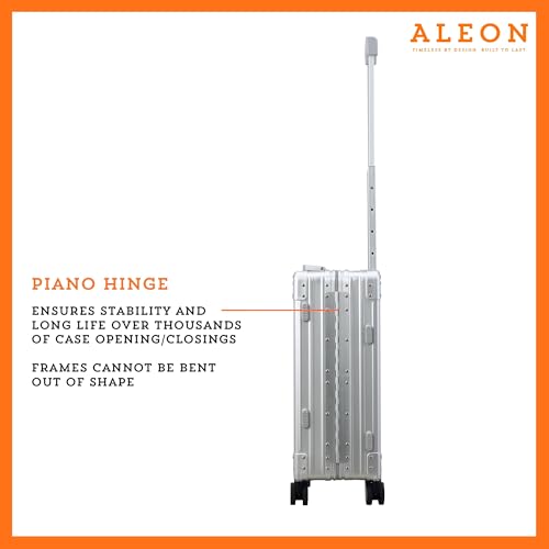 Aleon 21" All Aluminum Carry-On Review | Premium Lightweight International Luggage 7 Airplane Grade Aluminum Construction: Built To Last