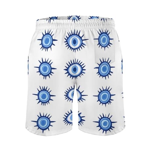 Magic Evil Eye Mens Swim Trunks Quick Dry Board Shorts Beach Swimwear Bathing Suits3