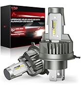 AUXIRACER Ampoule LED H3, 30000LM 80W 600% Plus Lumineuse Mini H3 LED Kit De Conversion De