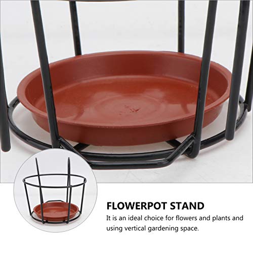DOITOOL 3 conjuntos de suporte de flores para varanda, suporte de vaso de flores, suporte para vaso