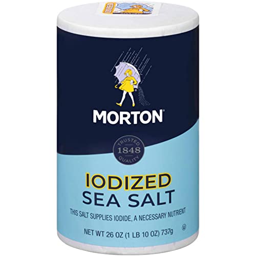 Morton All Purpose Sea Salt, Iodized, 26 Ounce (Pack Of 12) #TOP25
