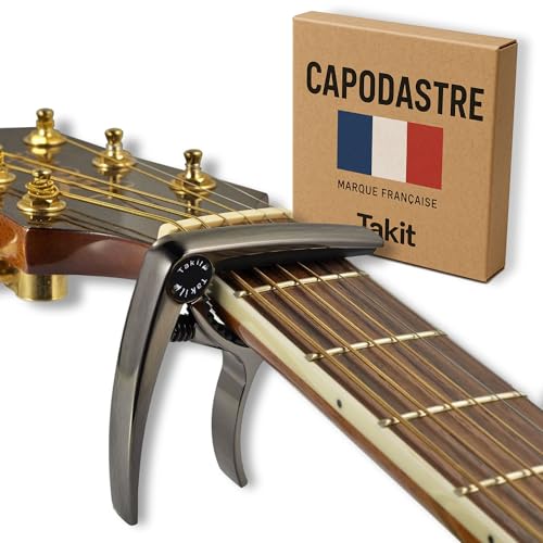 Capodastre pour Guitare Acoustique et Electrique - GARANTIE À VIE - Marque Française - Qualité...