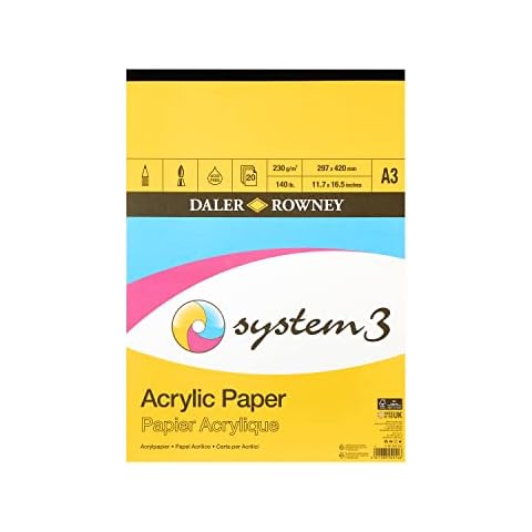 Daler-Rowney System3 A3 Acrylic Paper Pad Cover