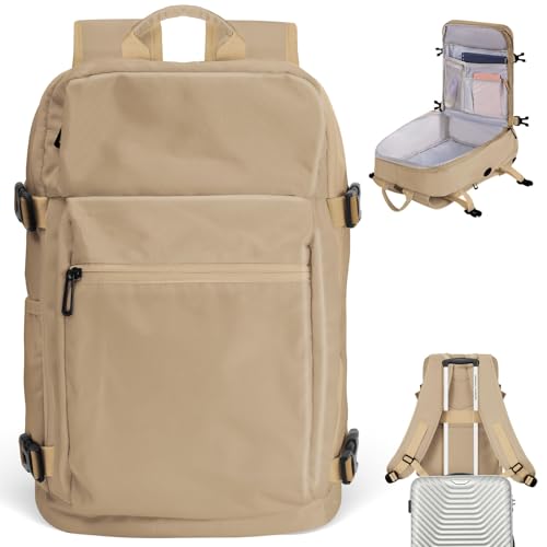 Mochila Viaje Cabina Avion 40x20x25 Para Ryanair, Mochila Equipaje De Mano Maletas Bolsa Viagem Mochila Hombre Mujer Trabajo Casual Travel Backpack Para Vueling, Wizzair, Volotea Marrón Mochila Viaje Cabina Avion 40x20x25 Para Ryanair, Mochila Equipaje De Mano Maletas Bolsa Viagem Mochila Hombre Mujer Trabajo Casual Travel Backpack Para Vueling, Wizzair, Volotea Marrón