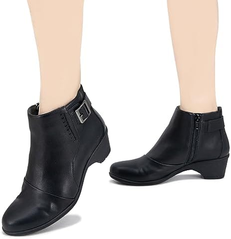 JBU by Jambu Women's Giselle Ankle Boot, Black, 8 | Image 6