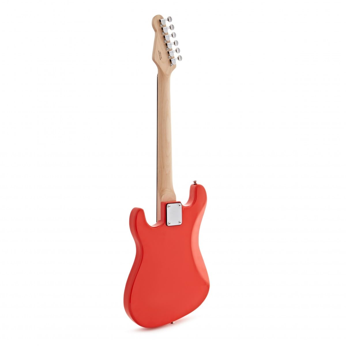 3/4 chitarra elettrica LA MiniPacchetto con Amplificatore rosso | Per giovani musicisti, 3 pickup single coil con selettore a 5 posizioni, mini ampli portatile 3W