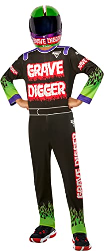 Rubies Disfraz de Monster Jam: Grave Digger para niños, talla L