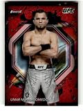 2024 Topps Finest UFC Refractor Red Shimmer #268 Umar Nurmagomedov Bantamweight Men Official MMA Trading Card