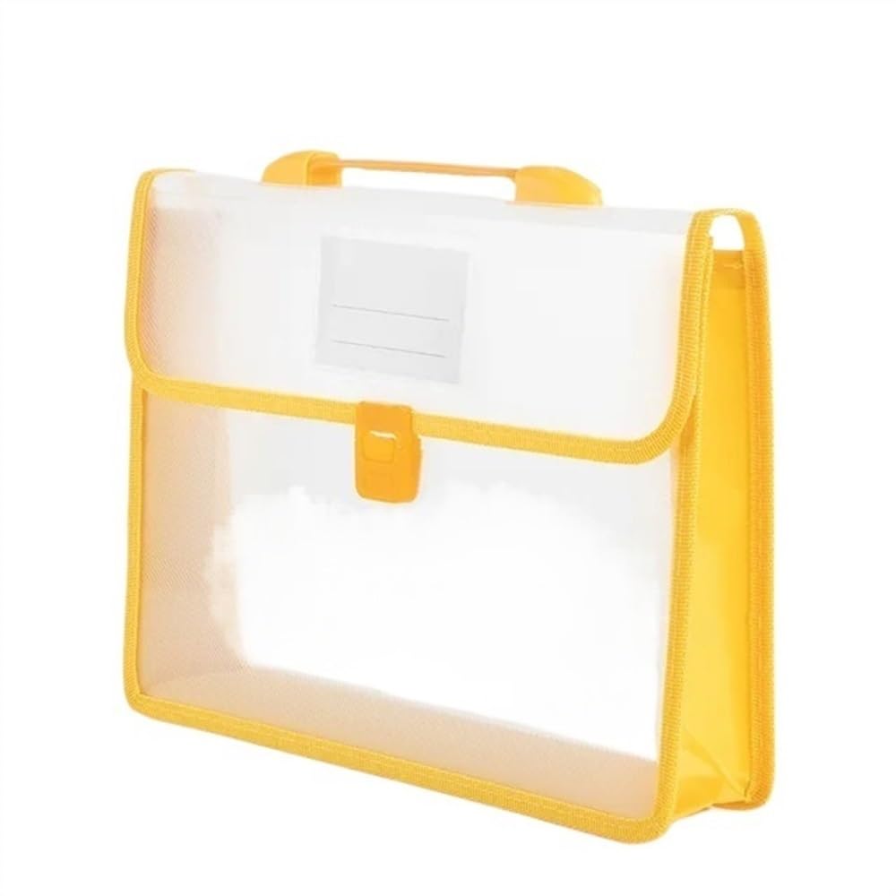 Tavoletta Portablocco Borsa portadocumenti A4 Borsa portadocumenti Borsa portadocumenti Cartelle Borsa portadocumenti cartacei Organizzatori da ufficio di grandi dimensioni Clipboard Portablocco(Yello