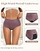 INNERSY Period Underwear for Women Heavy Flow High Waisted Menstrual Incontinence Panties 3-Pack(Deep Elegance,X-Large)