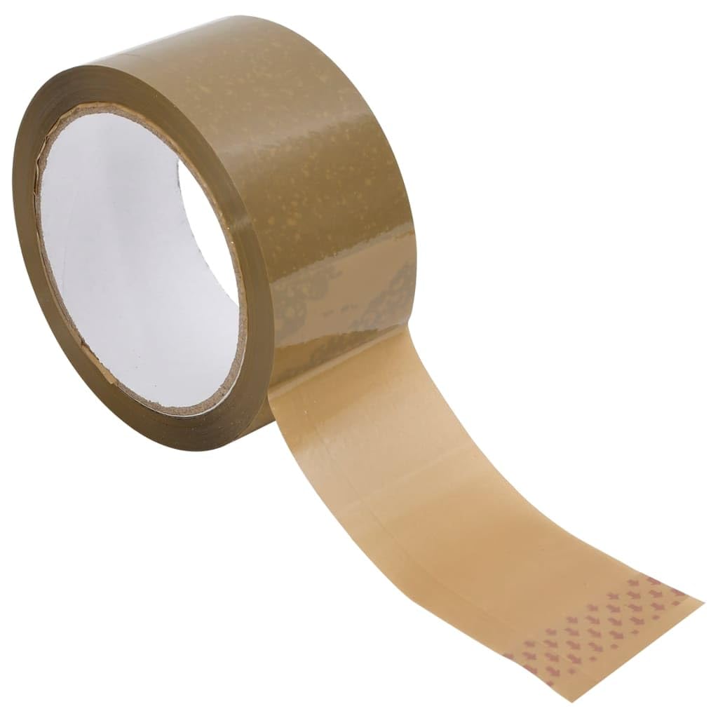 Taśma klejąca 12 szt. brązowa 48 mm x 66 m gruba taśma klejąca PP klej akrylowy uniwersalna do wysyłki opakowania przeprowadzki niezawodna przyczepność