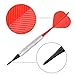 Accmor 12 Pack Soft Tip Darts, Bar Dart, Plastic Tip Darts Set, Attach Extra 100 Black 2BA Replacement Tips, Soft Tip Darts for Electronic/Plastic Dartboard